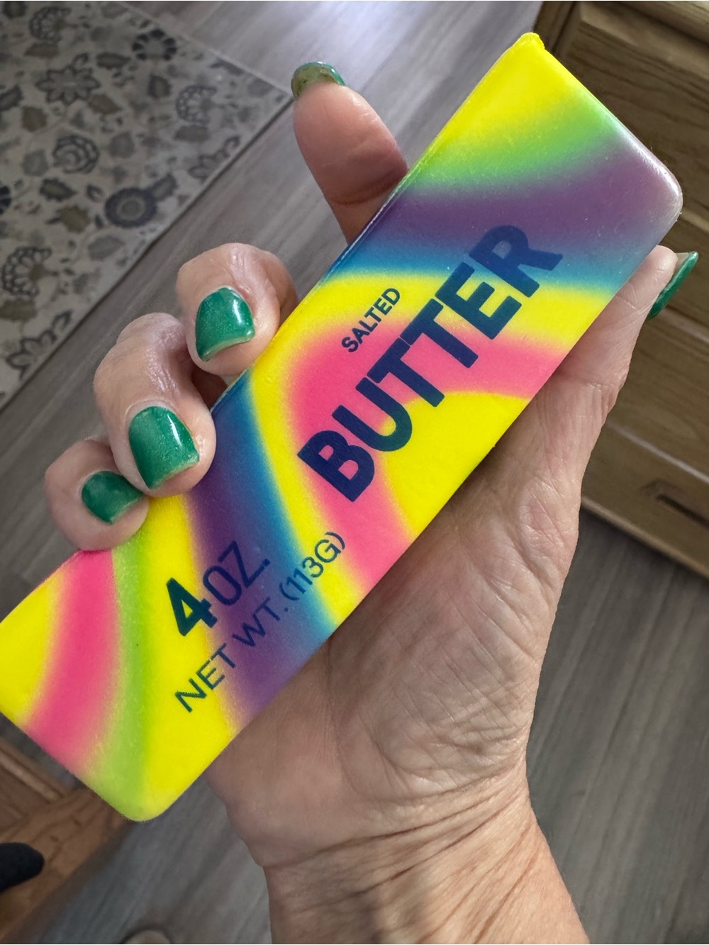 Viral Slow Rise Butter Stick tie dye design